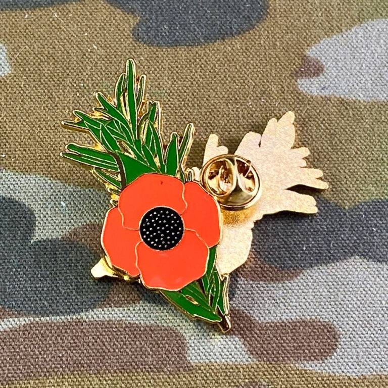 Rosemary Poppy Lapel Badge – Gongs: Honours and Awards